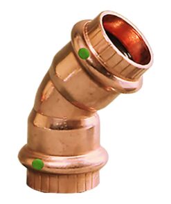 Viega ProPress 1" - 45° Copper Elbow - Double Press Connection - Smart Connect Technology