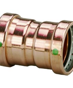 Viega ProPress 2-1/2" Copper Coupling w/Stop Double Press Connection - Smart Connect Technology