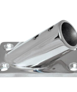 Whitecap ⅞" O.D. 30° Rectangle Base SS Rail Fitting