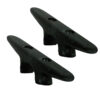 Whitecap Black Nylon Cleat 6" Pair