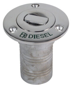 Whitecap Bluewater Push Up Deck Fill - 1-1/2" Hose - Diesel