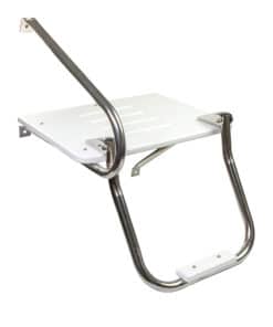 Whitecap White Poly Swim Platform w/Ladder f/Outboard Motors