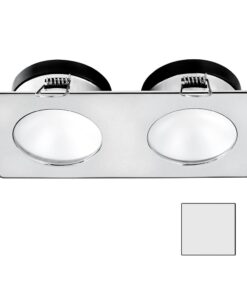 i2Systems Apeiron A1110Z - 4.5W Spring Mount Light - Double Round - Cool White - Brushed Nickel Finish