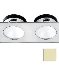 i2Systems Apeiron A1110Z - 4.5W Spring Mount Light - Double Round - Warm White - Brushed Nickel Finish