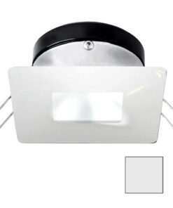 i2Systems Apeiron A1110Z - 4.5W Spring Mount Light - Square/Square - Cool White - White Finish