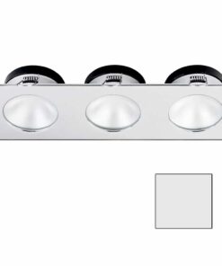 i2Systems Apeiron A1110Z - 4.5W Spring Mount Light - Triple Round - Cool White - Brushed Nickel Finish