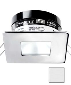 i2Systems Apeiron A503 3W Spring Mount Light - Square/Square - Cool White - Polished Chrome Finish