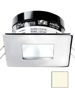 i2Systems Apeiron A503 3W Spring Mount Light - Square/Square - Neutral White - Polished Chrome Finish