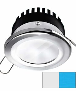 i2Systems Apeiron A506 6W Spring Mount Light - Round - Cool White & Blue - Polished Chrome Finish