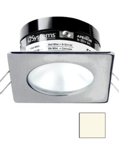 i2Systems Apeiron PRO A503 - 3W Spring Mount Light - Square/Round - Neutral White - Brushed Nickel Finish