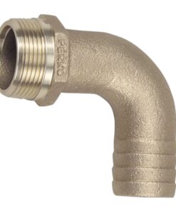 Perko 1" Pipe to Hose Adapter 90 Degree Bronze MADE IN THE USA