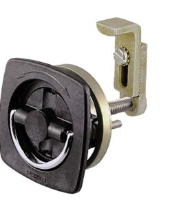 Perko Flush Latch - Non-Locking - 2.5" x 2.5" w/Offset Adjustable Cam Bar