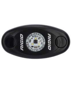 RIGID Industries A-Series Black High Power LED Light Single - Cool White