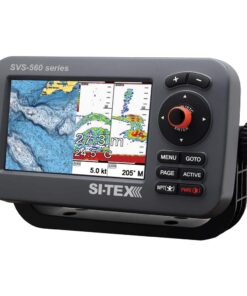 SI-TEX SVS-560CF Chartplotter - 5" Color Screen w/Internal GPS & Navionics+ Flexible Coverage