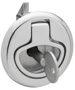 Whitecap Slam Latch Stainless Steel Locking Ring Pull