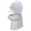 Jabsco 17" Deluxe Flush Fresh Water Electric Toilet w/Soft Close Lid - 12V