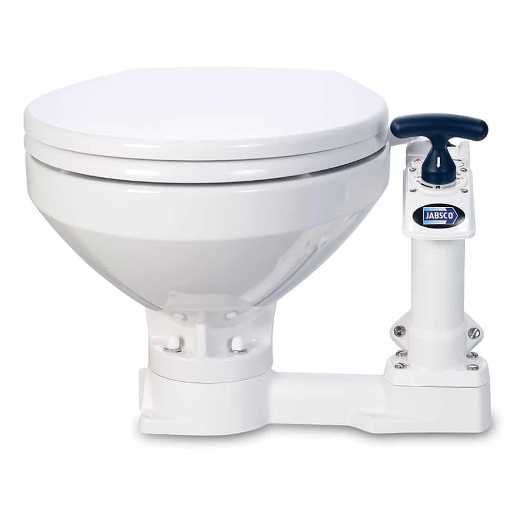 Jabsco Manual Marine Toilet - Regular Bowl w/Soft Close Lid