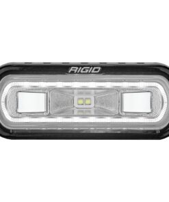 RIGID Industries SR-L Series Marine Spreader Light - Black Surface Mount - White Light w/White Halo