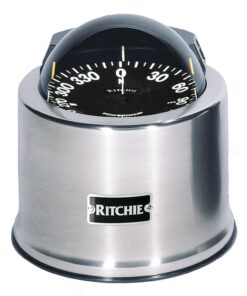 Ritchie SP-5-C GlobeMaster Compass - Pedestal Mount - Stainless Steel - 12V - 5 Degree Card