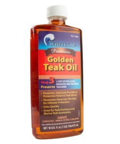 Whitecap Premium Golden Teak Oil - 16oz