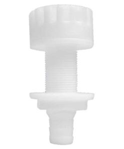 Attwood Plastic White Thru-Hull With Strainer - 3/4" Inner Diameter