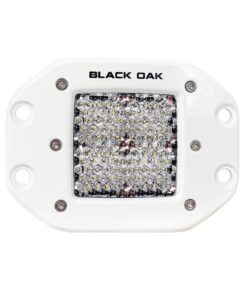 Black Oak Pro Series 2" Flush Mounted Diffused Light - White