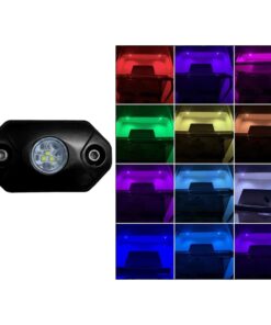 Black Oak Rock Accent Light - RGB - Black Housing