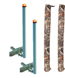C.E. Smith 60" Post Guide-On w/L.E.D. Posts & FREE Camo Wet Lands Post Guide-On Pads