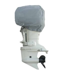 Carver Poly-Flex II 40-70 HP Universal Motor Cover - 25"L x 18"H x 15"W - Grey