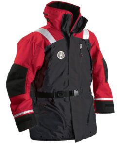 First Watch AC-1100 Flotation Coat - Red/Black - Medium