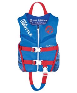 Full Throttle Child Rapid-Dry Flex-Back Life Jacket - Blue