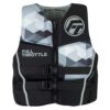 Full Throttle Men's Rapid-Dry Flex-Back Life Jacket - L - Black/Grey