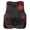Full Throttle Men's Rapid-Dry Flex-Back Life Jacket - M - Black/Red