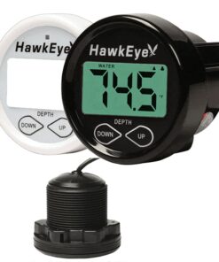 Hawkeye DepthTrax In-Dash Digital Depth & Temp Gauge - Thru-Hull