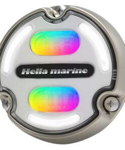 Hella Marine Apelo A2 RGB Underwater Light - 3000 Lumens - Bronze Housing - White Lens w/Edge Light
