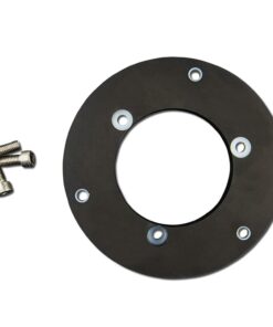 Lopolight Circular Baseplate f/Horizontal Mount Lights - Aluminum - Black