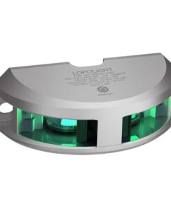 Lopolight Series 200-018 - Navigation Light - 2NM - Vertical Mount - Green - Silver Housing