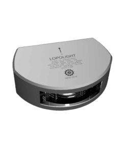 Lopolight Series 301-006 - Stern Light - 2NM - Vertical Mount - White - Silver Housing