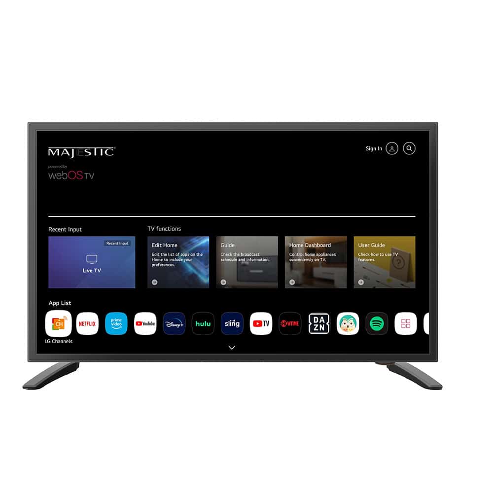 Majestic 19" 12V Smart LED TV WebOS