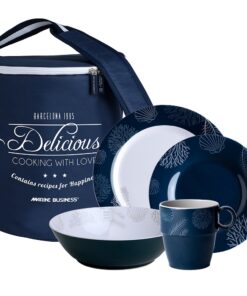 Marine Business Melamine Tableware Set & Basket - LIVING - Set of 24