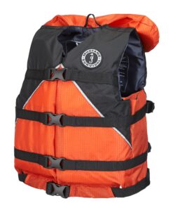 Mustang Canyon V Foam Vest - Universal Youth - Orange/Black