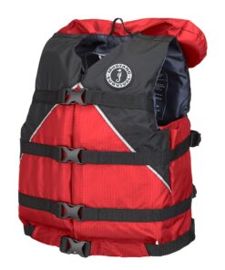 Mustang Canyon V Foam Vest - Universal Youth - Red/Black