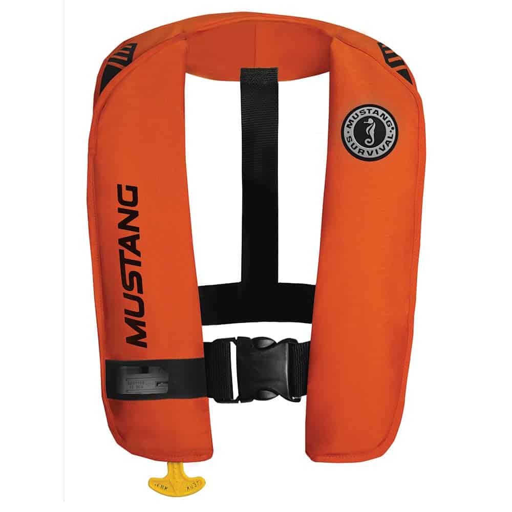 Mustang MIT 100 Inflatable PFD - Orange/Black - Automatic/Manual