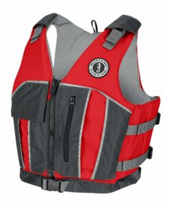 Mustang Reflex Foam Vest - Red/Grey - XS/Small