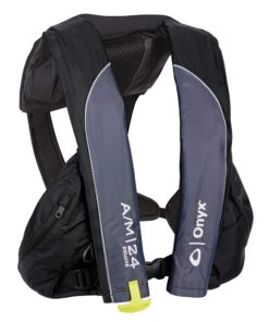 Onyx A/M-24 Deluxe Auto/Manual Inflatable PFD - Black - Adult Universal