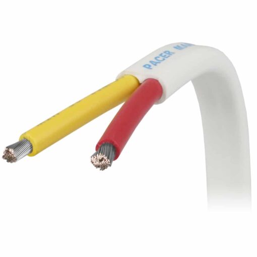 Pacer 12/2 AWG Safety Duplex Cable - Red/Yellow - Sold By The Foot