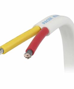 Pacer 18/2 AWG Safety Duplex Cable - Red/Yellow - 100'