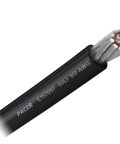 Pacer Black 1/0 AWG Battery Cable - Sold By The Foot