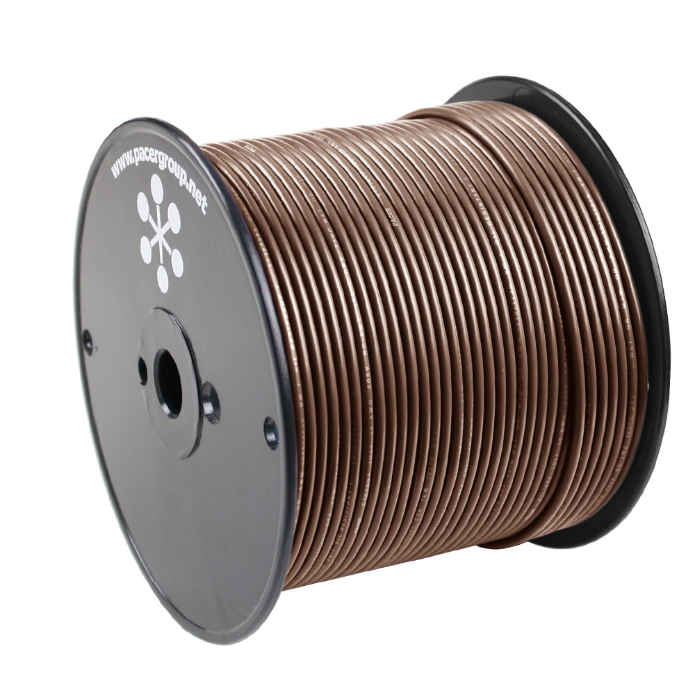 Pacer Brown 18 AWG Primary Wire - 500'