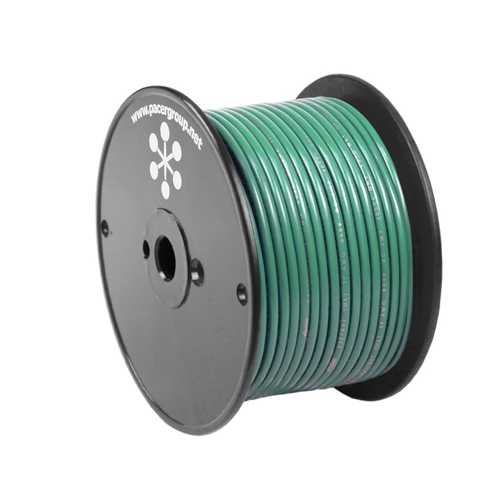 Pacer Green 10 AWG Primary Wire - 100'